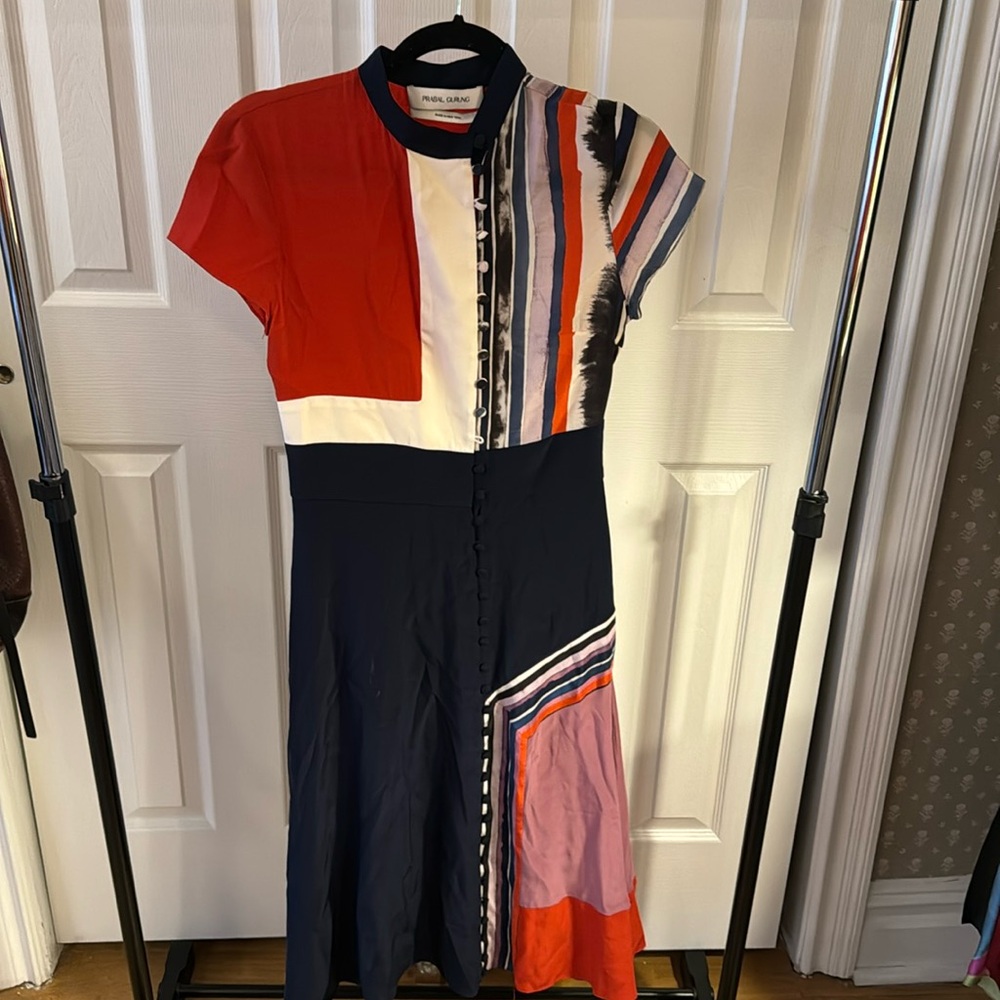 Prabal Gurung silk printed dress